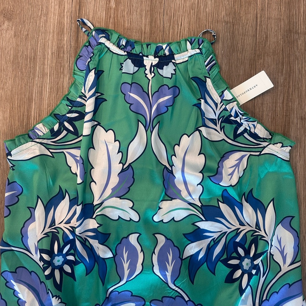 Anthropologie Halter Open-Back Midi Dress - Picture 7 of 12